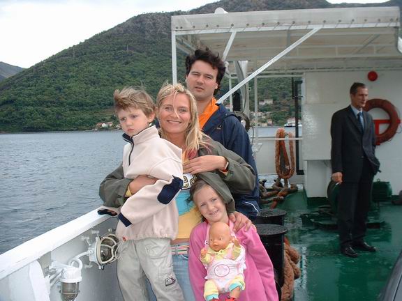 Familie Lucic in Baosic (Terrasse)